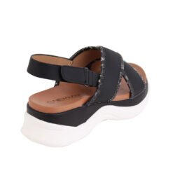Sandalia New Walk Black Snake