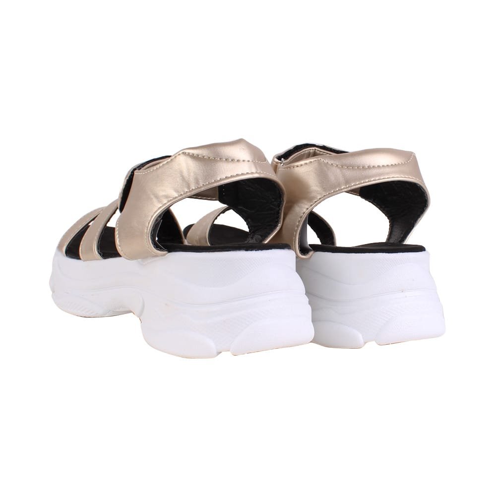 Sandalia New Walk Chunky Gold