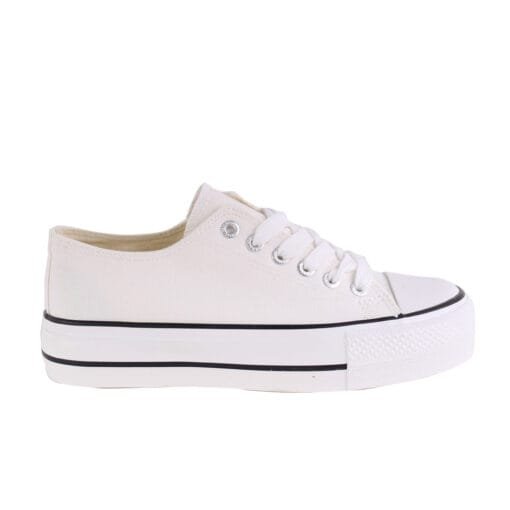 Zapatilla New Walk Lona Blanca