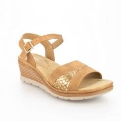 Sandalia New Walk Rosario Camel