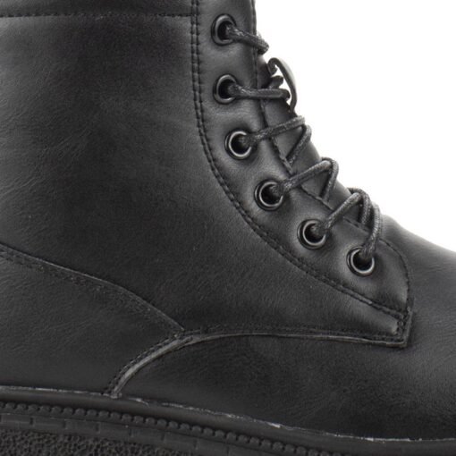 Botín New Walk Combat Militar Negro