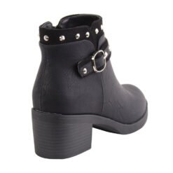 Botín New Walk Hebilla Negro