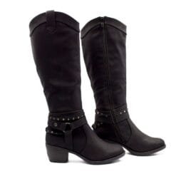 Bota New Walk Vaquera Negra