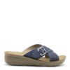 Sandalia New Walk Troquelada Navy