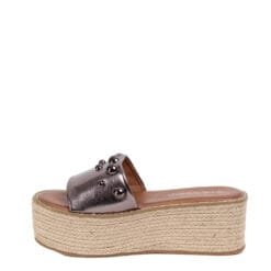 Sandalia New Walk Perlas Pewter