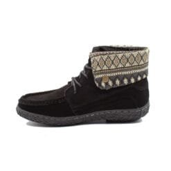 Botín New Walk Tejido Negro