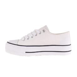 Zapatilla New Walk Lona Blanca