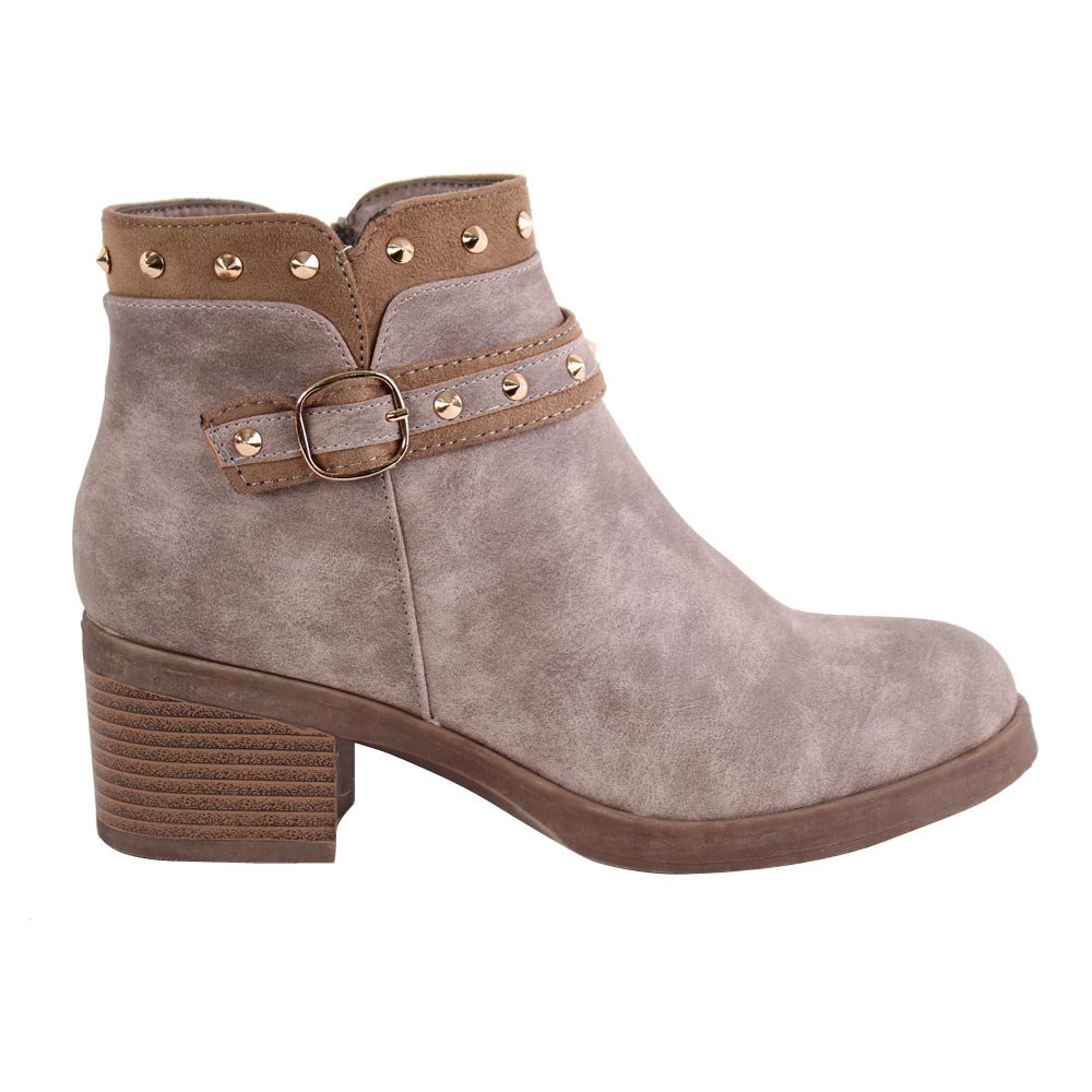 Botín New Walk Hebilla Camel