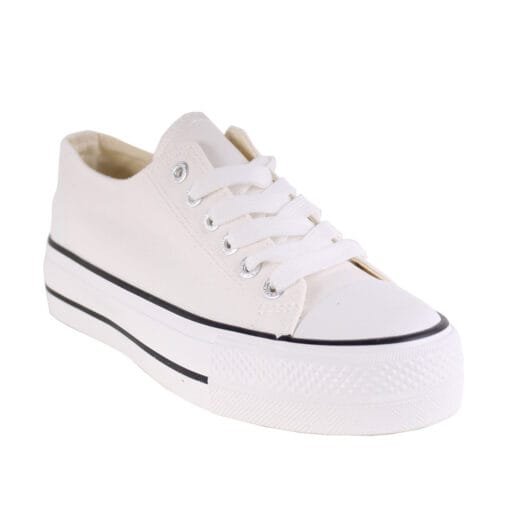 Zapatilla New Walk Lona Blanca