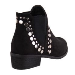 Botín New Walk Tachas Negro