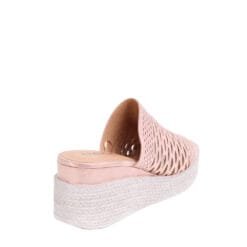 Sandalia New Walk Troquelada Rose