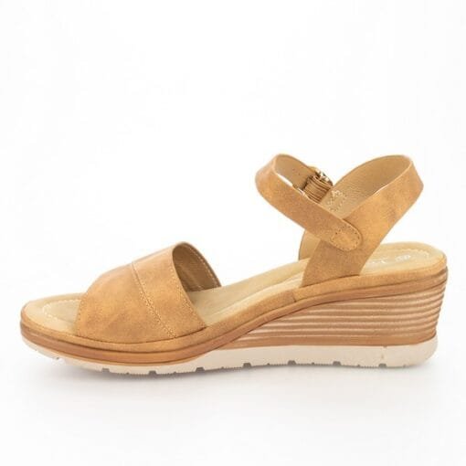 Sandalia Rosario Camel - Imagen 5
