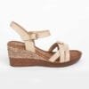 Sandalia New Walk Beige Texturas
