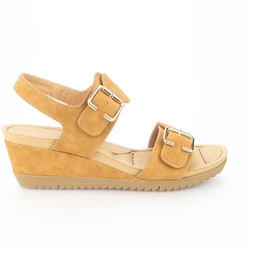 Sandalia New Walk Hebilla Camel