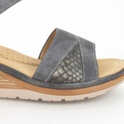 Sandalia New Walk Rosario Gris