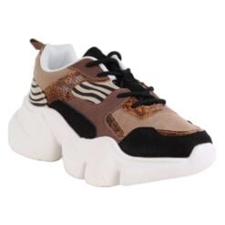 Zapatilla New Walk Cebra Coffee