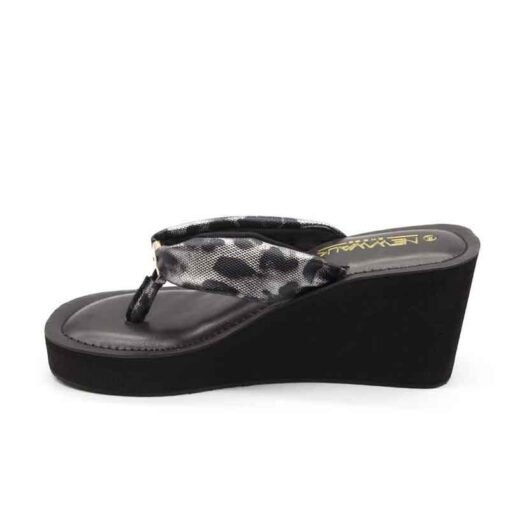 Sandalia Negra Tiras - Imagen 2