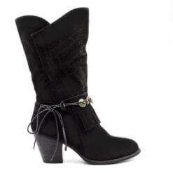 Bota New Walk Vaquera Negra
