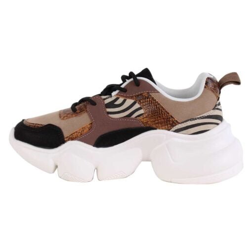 Zapatilla New Walk Cebra Coffee