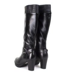 Bota New Walk Hebilla y Textura Negra