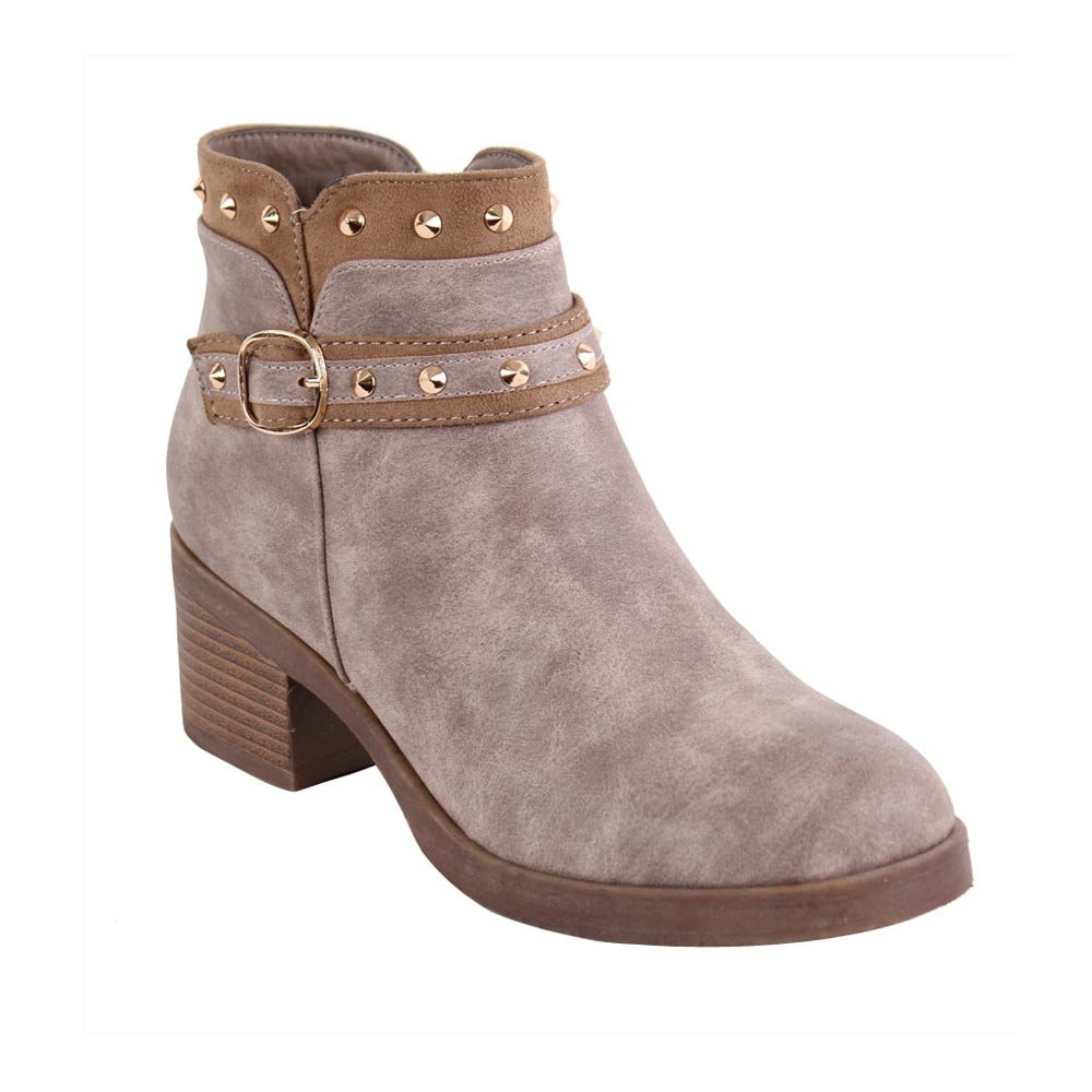 Botín Hebilla Camel - Imagen 2