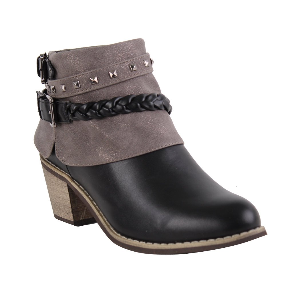 Botín Cintos Negro - Imagen 2