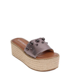 Sandalia New Walk Perlas Pewter