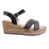 Sandalia New Walk Rib Negra