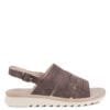 Sandalia New Walk Troquelada Brown