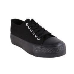 Zapatilla New Walk Lona Negra
