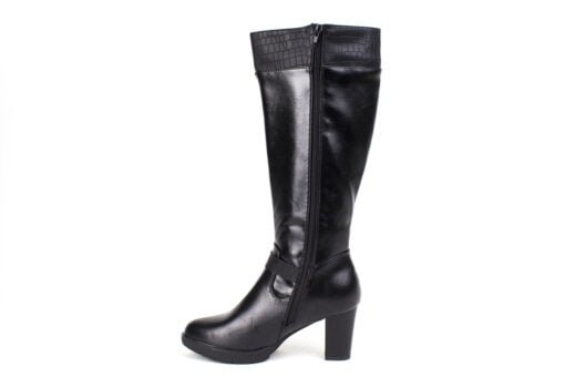 Bota New Walk Hebilla y Textura Negra