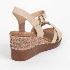 Sandalia New Walk Beige Texturas