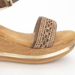 Sandalia New Walk Tejido Café