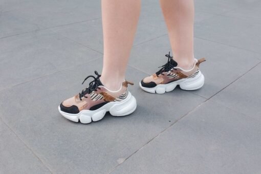 Zapatilla New Walk Cebra Coffee