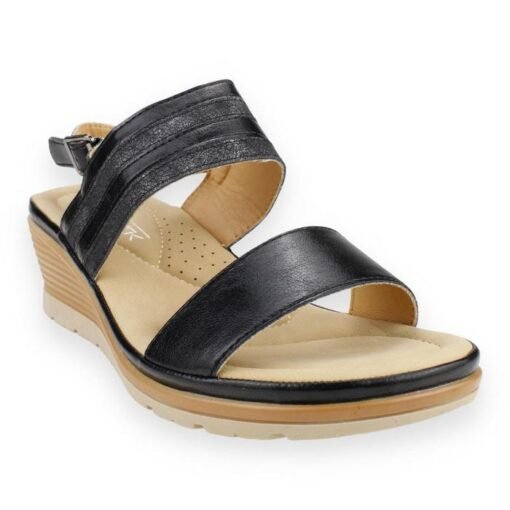 Sandalia New Walk Confort Negra