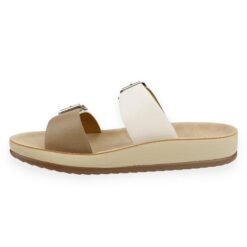 Sandalia New Walk Hebillas Blanca