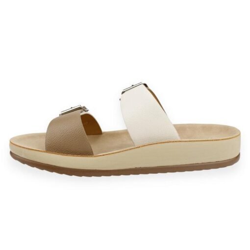 Sandalia New Walk Hebillas Blanca