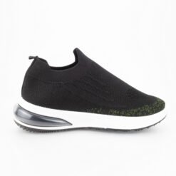 Zapatilla New Walk Malla Negra