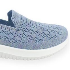 Zapatilla New Walk Malla Celeste