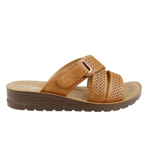 Sandalia New Walk Slip On Café