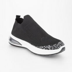 Zapatilla New Walk Malla Negra