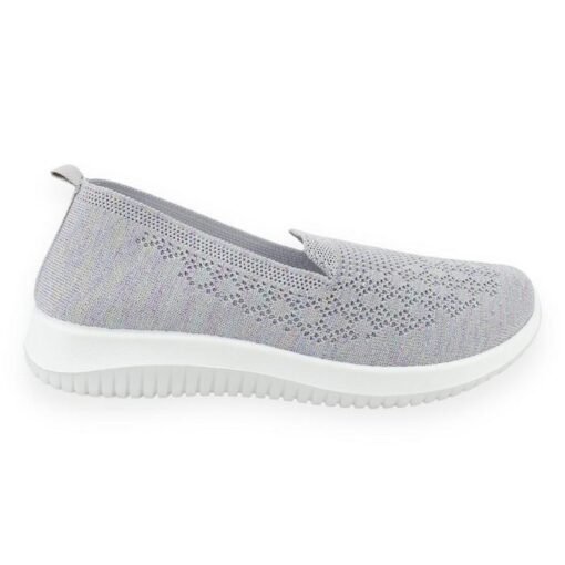 Zapatilla New Walk Malla Gris