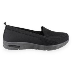 Zapatilla New Walk Malla Abierta Negra