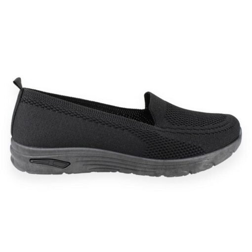 Zapatilla New Walk Malla Abierta Negra