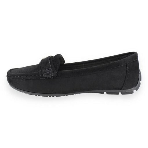 Mocasín New Walk Broche Negro