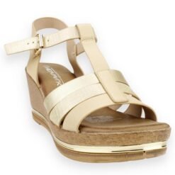 Sandalia New Walk Romana Beige