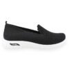 Zapatilla New Walk Casual Malla Negra