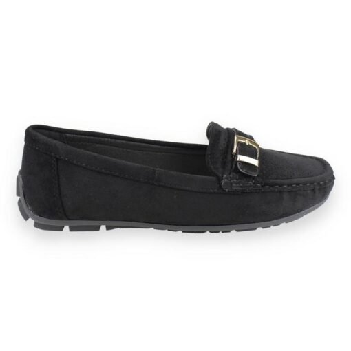 Mocasín New Walk Broche Negro