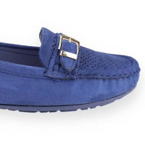 Mocasín New Walk Broche Azul