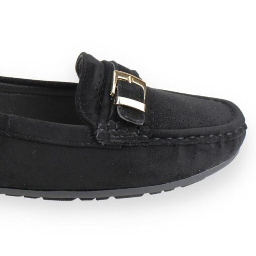 Mocasín New Walk Broche Negro
